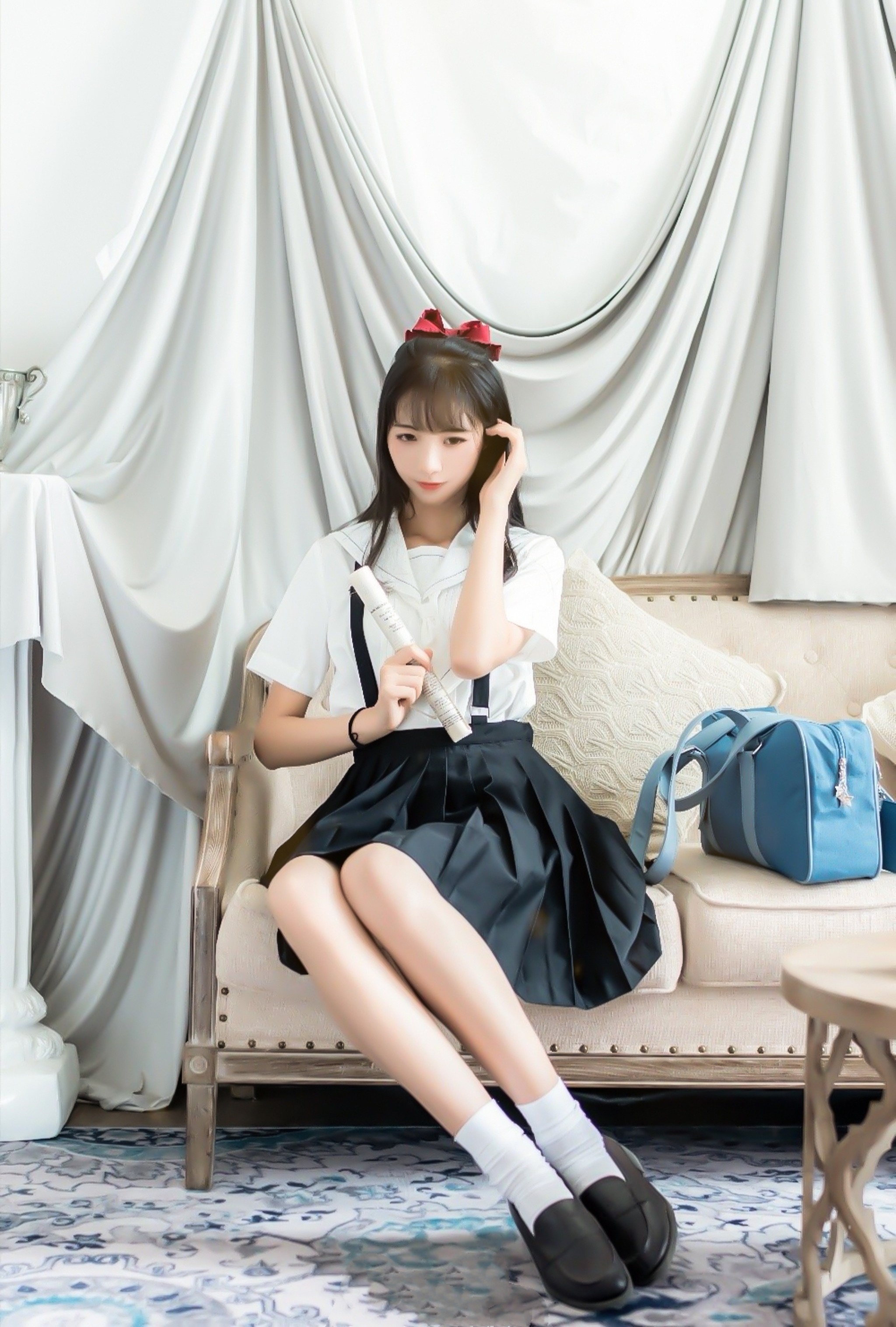 图片[1]-西瓜少女 西呱呀呀呀 – NO.016 西瓜少女(西呱呀呀呀) 制服 [25P]-XikXak